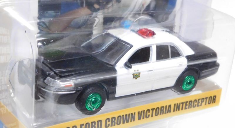 画像: 2023 GREENLIGHT HOLLYWOOD SERIES 38 【1998 FORD CROWN VICTORIA INTERCEPTOR】BLACK-WHITE(RENO911!) (GREEN MACHINE)