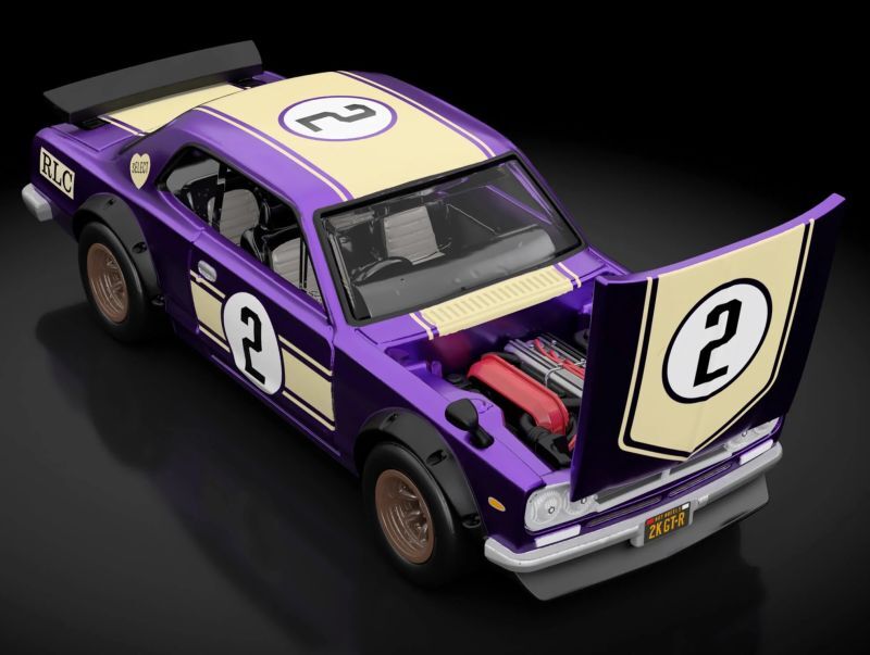 画像: 2023 RLC sELECTIONs 【1972 NISSAN SKYLINE H/T 2000GT-R】  SPEC.DK.PURPLE/RR