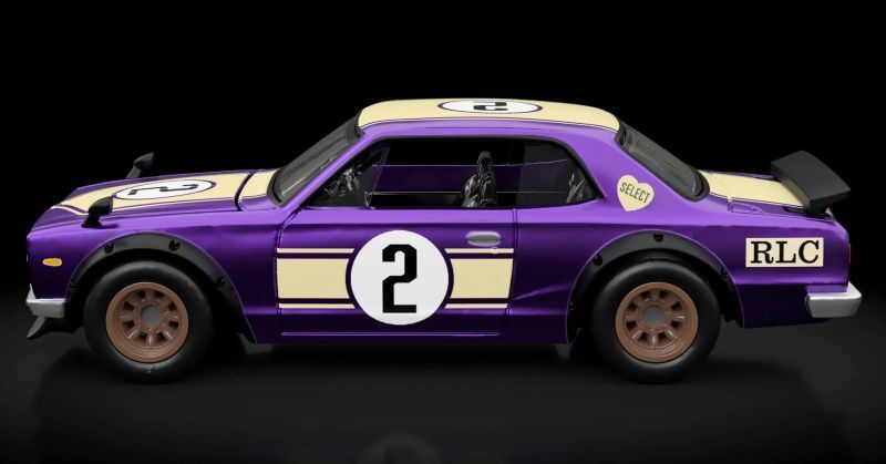 画像: 2023 RLC sELECTIONs 【1972 NISSAN SKYLINE H/T 2000GT-R】  SPEC.DK.PURPLE/RR