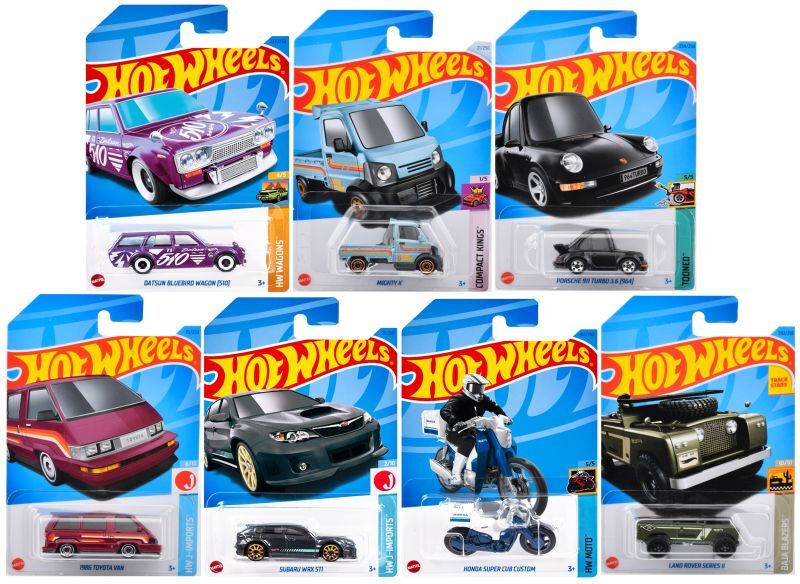 画像: 【仮予約】PRE-ORDER - 【 HOT WHEELS ベーシック 7種セット(国内流通版/裏面日本語)】(2024年1月初旬入荷予定）