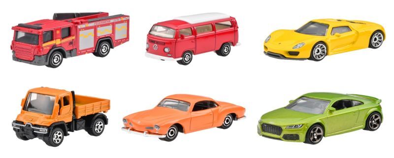 2024 MATCHBOX【ベスト・オブ・ヨーロッパ アソート - Germany - (10個入り)】スカニア P360/1970  フォルクスワーゲン T2 バス/2020 ポルシェ 918 スパイダー/メルセデス・ベンツ ウニモグ U300/1962 フォルクスワーゲン  カルマンギア/2020 アウディ TT RS (2024年1月下旬 ...