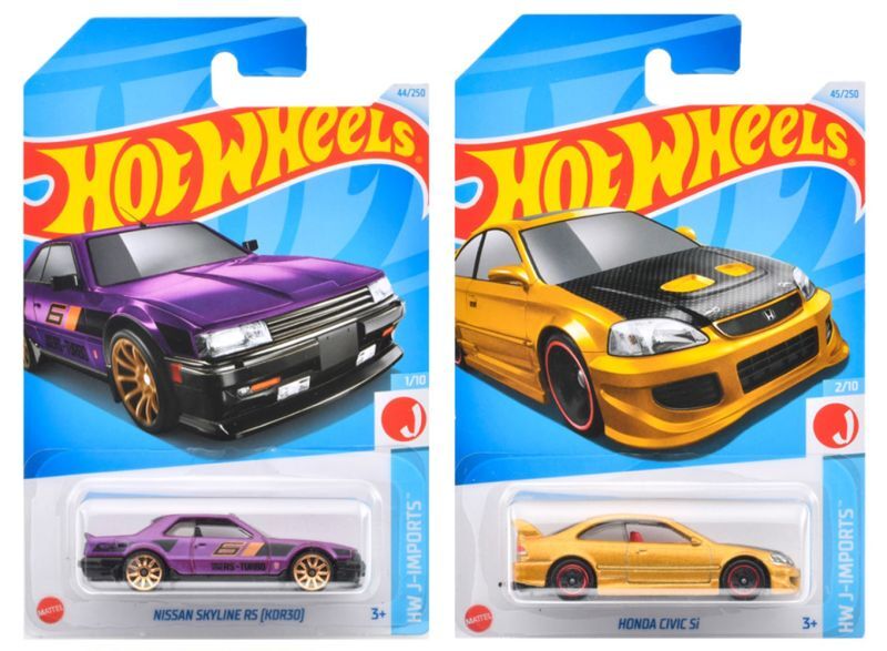 仮予約】PRE-ORDER - 【 HOT WHEELS ベーシック 日本車4種セット(国内