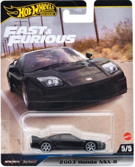 画像: 【仮予約】PRE-ORDER - 2024 HW FAST & FURIOUS (ワイルド・スピード) 【2003 ホンダ NSX-R】BLACK/RR(2024年2月下旬入荷予定）