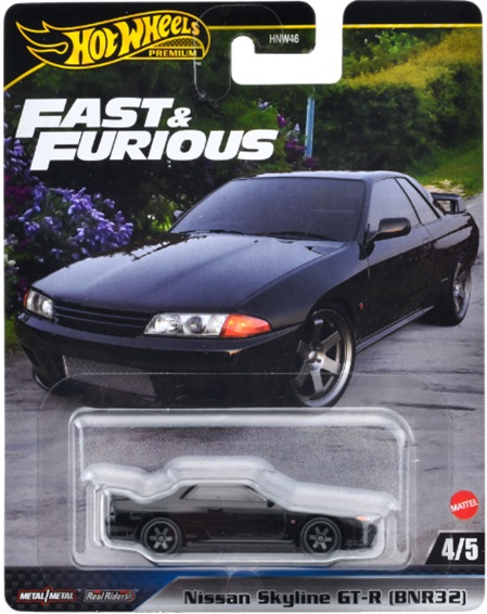 画像: 2024 HW FAST & FURIOUS (ワイルド・スピード) 【日産 スカイライン GT-R (BNR32)】BLACK/RR