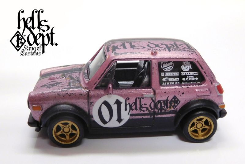 画像: HELLS DEPT 2024 - カツヌマ製作所 【'70 HONDA N600 CUSTOM (カスタム完成品）】RUST PINK/RR （送料サービス適用外）