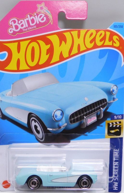 画像1: 【"BARBIE THE MOVIE" 1956 CORVETTE】FLAT LT.BLUE/DD (NEW CAST)