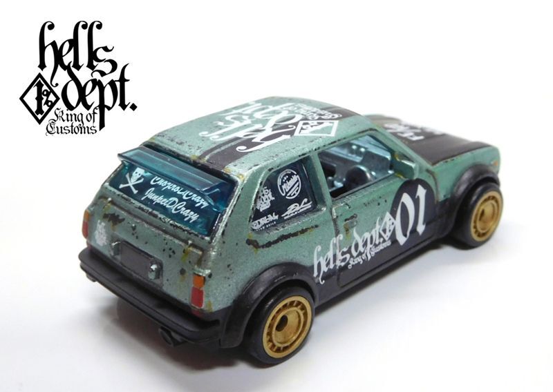 画像: HELLS DEPT 2024 - カツヌマ製作所 【'73 HONDA CIVIC CUSTOM (カスタム完成品）】RUST GREEN/RR （送料サービス適用外）