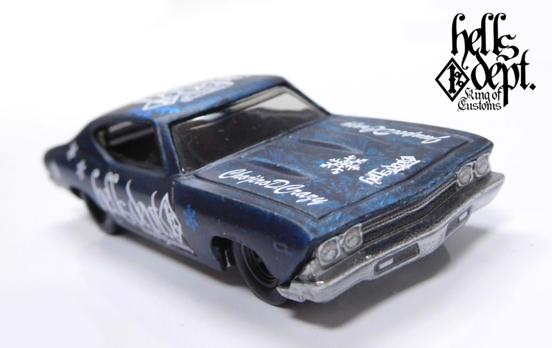 画像: HELLS DEPT 2024 - カツヌマ製作所 【'69 CHEVELLE SS 396 (カスタム完成品）】BLUE-BLACK/RR （送料サービス適用外）