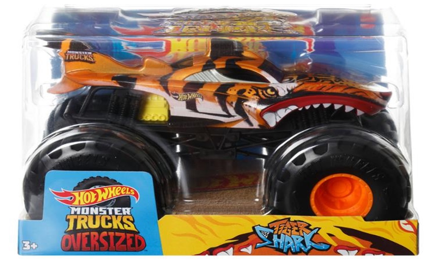 画像: 【仮予約】PRE-ORDER - 2024 HW MONSTER TRUCKS! 1/24サイズ【ビッグサイズ　タイガー・シャーク】(2024年3月上旬入荷予定）