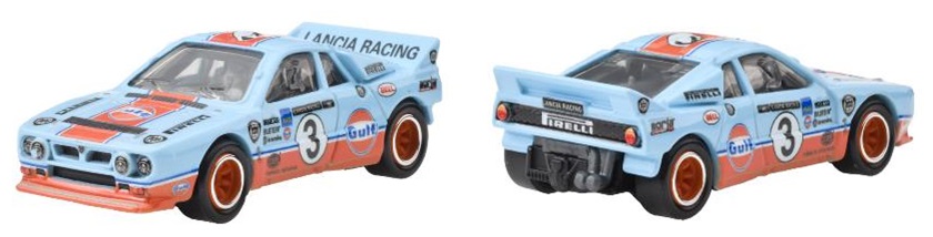 画像: 2024 HW CAR CULTURE "PREMIUM 2PACK" 【"GULF" ランチア ラリー 037/ フィアット 131 アバルト】LT.BLUE/RR(2024年5月下旬入荷予定）