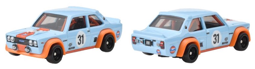 画像: 2024 HW CAR CULTURE "PREMIUM 2PACK" 【"GULF" ランチア ラリー 037/ フィアット 131 アバルト】LT.BLUE/RR(2024年5月下旬入荷予定）