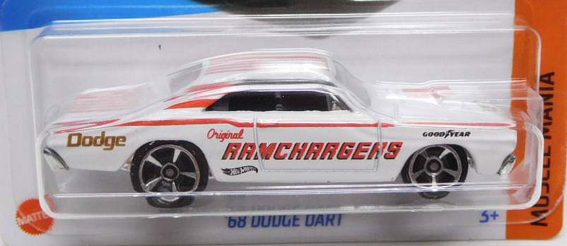 画像: 【'68 DODGE DART】WHITE/MC5 (RAMCHARGERS)