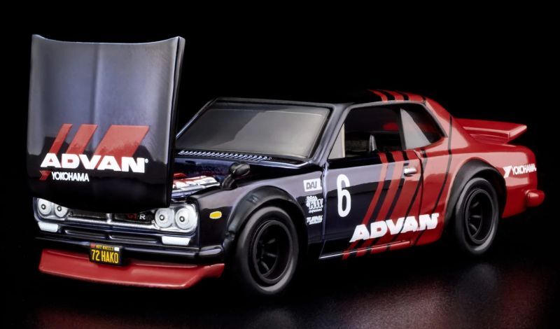 画像: 2024 RLC EXCLUSIVE【"ADVAN" 1972 NISSAN SKYLINE H/T 2000GT-R】SPEC.BLACK/RR（予約不可）