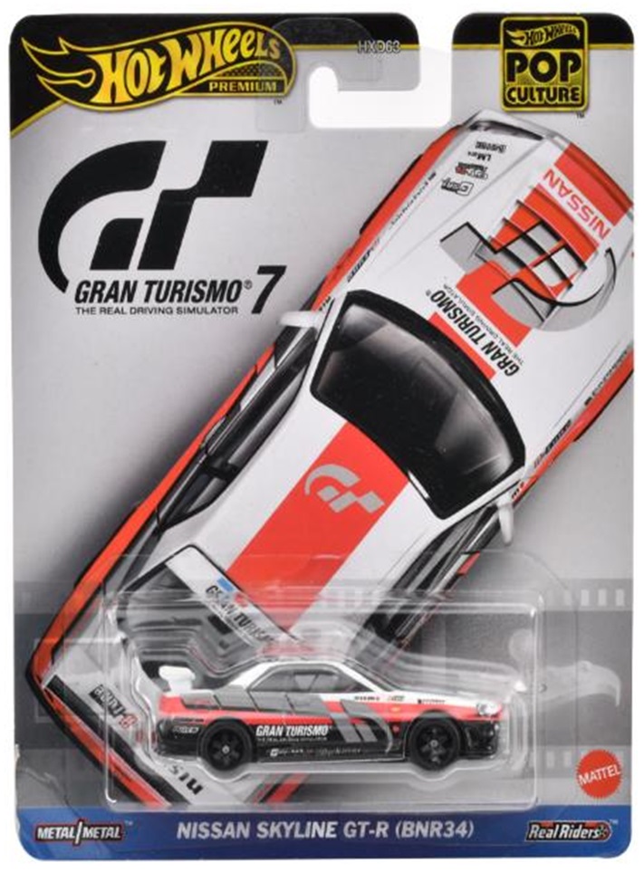 画像: 2024 POP CULTURE【"グランツーリスモ ” 日産スカイラインGT-R (BNR34)】WHITE/RR(2024年6月中旬入荷予定）(お一人様4点まで)