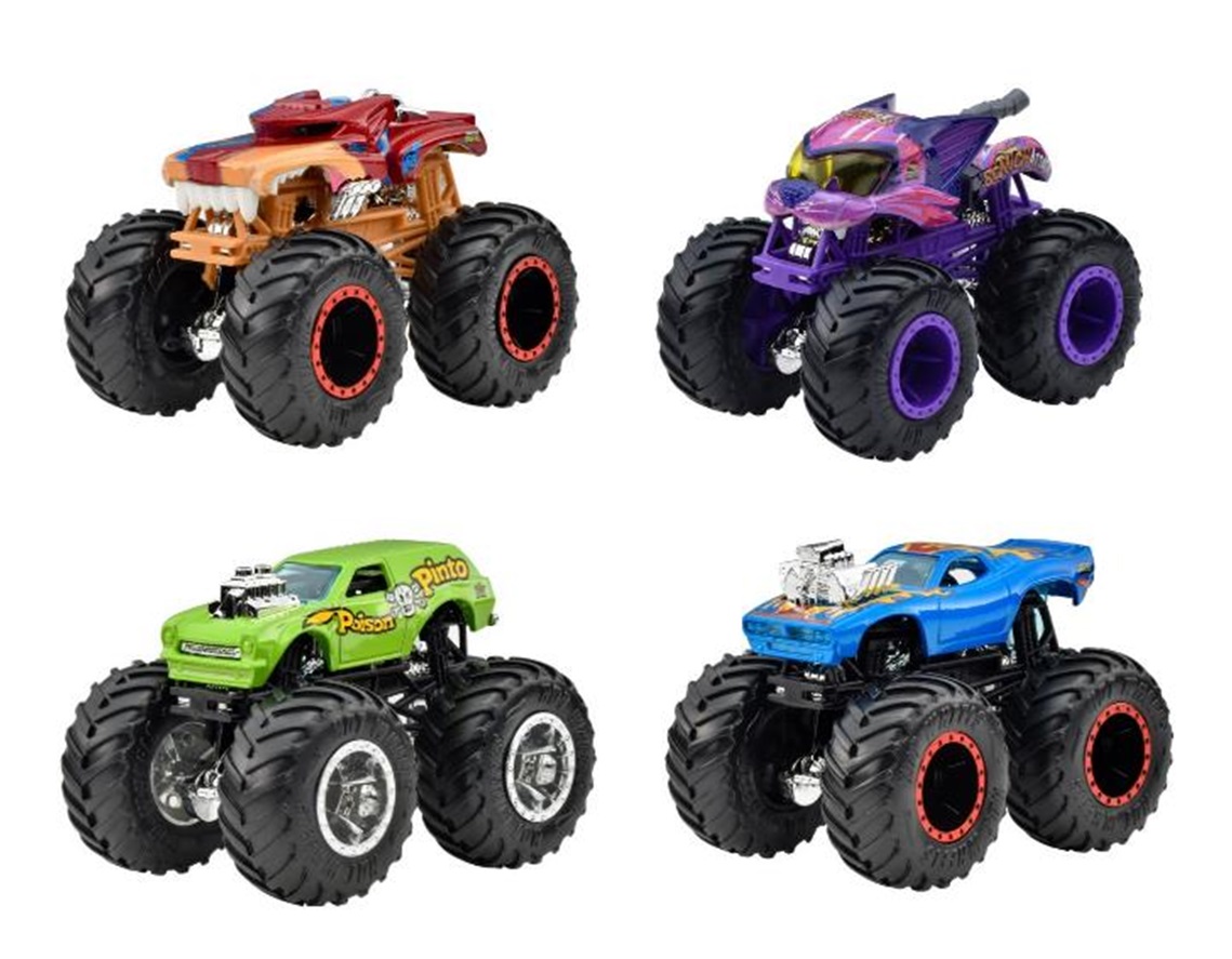 画像: 2024 HW MONSTER TRUCKS! 【2パック - 4種セット】