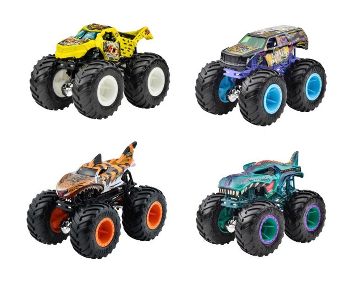 画像: 2024 HW MONSTER TRUCKS! 【2パック - 4種セット】