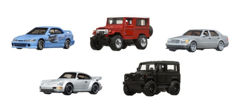 画像: 【仮予約】PRE-ORDER - 2024 HW FAST & FURIOUS (ワイルド・スピード) 【Cアソート5種セット】カスタム アキュラ インテグラ セダン GSR/トヨタランドクルーザー FJ43/メルセデス・ベンツ 500 SEL/ポルシェ 911 カレラ RS 3.8/ランドローバー ディフェンダー 90(2024年6月下旬入荷予定）