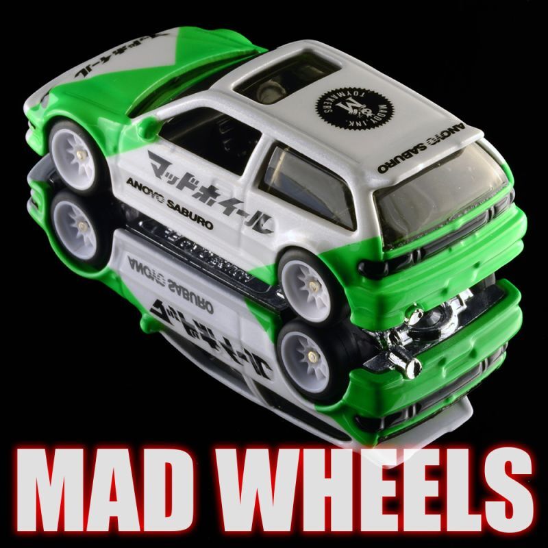 画像: MAD WHEELS (マッドホイール） 【Oroblram HONDA CIVIC (カスタム完成品）】WHITE-GREEN/RR (送料サービス適用外) 