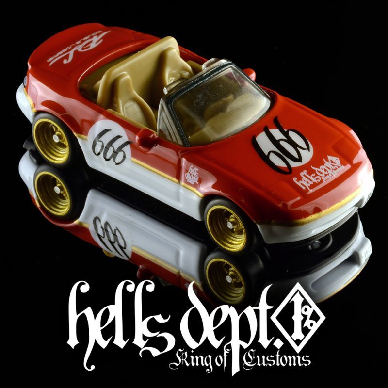 画像: HELLS DEPT 2024 - DOUBLE LOSER[S] 【666Racing MAZDA Roadstar (カスタム完成品）】RED/RR （送料サービス適用外）