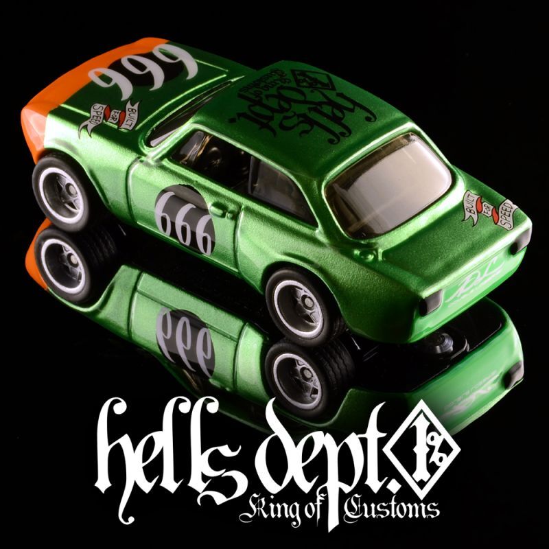 画像: HELLS DEPT 2024 - DOUBLE LOSER[S] 【666Racing ALFAROMEO JULIA GTA (カスタム完成品）】GREEN/RR （送料サービス適用外）