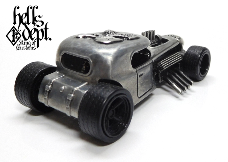 画像: HELLS DEPT 2024 - COVA MANUFACTURING FACTORY 【MOD ROD + SUPER BONE SHAKER with SKULL DRIVER (カスタム完成品）】CHROME/RR （送料サービス適用外）