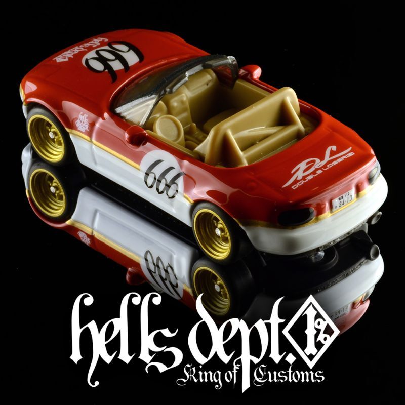 画像: HELLS DEPT 2024 - DOUBLE LOSER[S] 【666Racing MAZDA Roadstar (カスタム完成品）】RED/RR （送料サービス適用外）