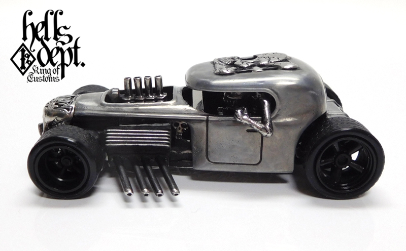 画像: HELLS DEPT 2024 - COVA MANUFACTURING FACTORY 【MOD ROD + SUPER BONE SHAKER with SKULL DRIVER (カスタム完成品）】CHROME/RR （送料サービス適用外）