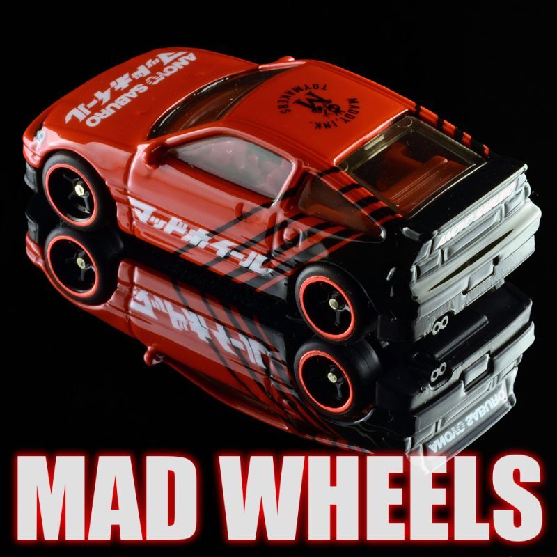 画像: MAD WHEELS (マッドホイール） 【Navda HONDA CR-X (カスタム完成品）】RED-BLACK/RR (送料サービス適用外) 