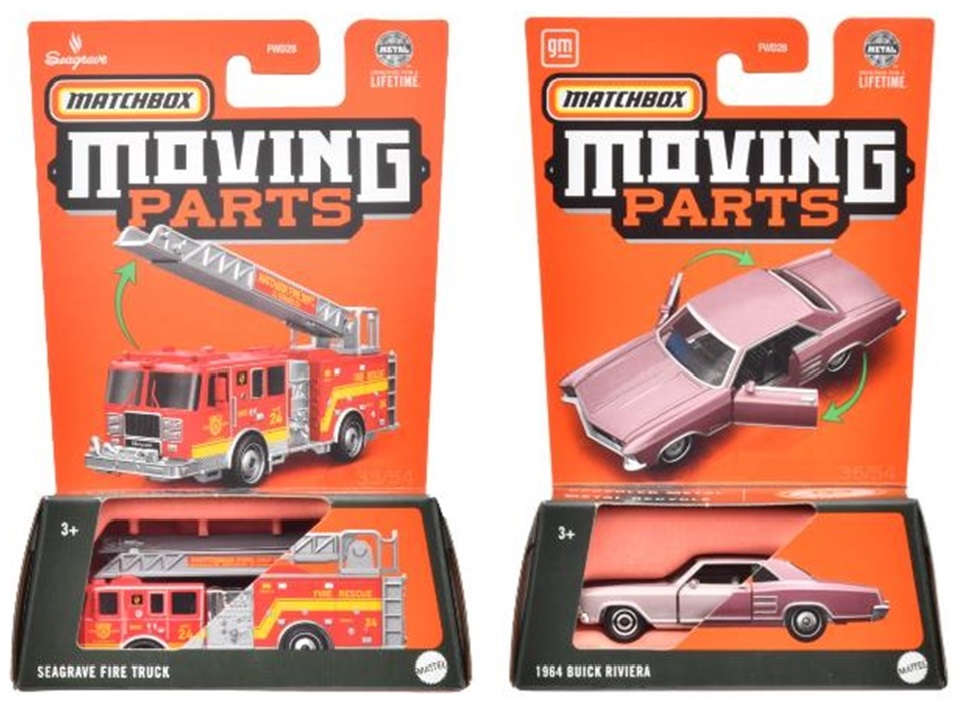 画像: 【仮予約】PRE-ORDER - 【2024 MATCHBOX MOVING PARTS　"N"アソート 8個入り】ビッザリーニ 5300 GT コルサ リバイバル/2004 ホンダ S2000/メルセデス・ベンツ スプリンター/シーグレーブ ファイヤートラック/1964 ビュイック・リビエラ(2024年7月下旬入荷予定）