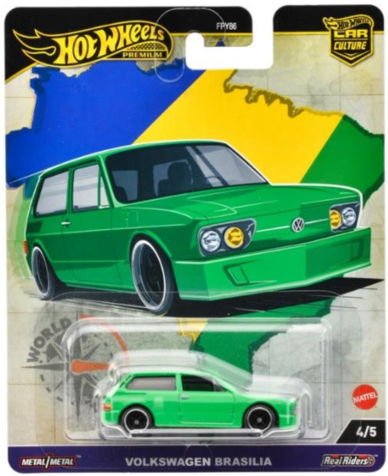 画像: 2024 HW CAR CULTURE "ワールドツアー" 【フォルクスワーゲン ブラジリア】GREEN/RR