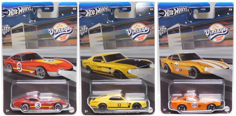 画像: 【US版】2024 HW VINTAGE RACING CLUB S2【5種セット】1969 FORD MUSTANG BOSS 302//TOYOTA 2000GT/CUSTOM DATSUN 240Z/CUSTOM FORD MAVERICK/1962 CORVETTE(予約不可）