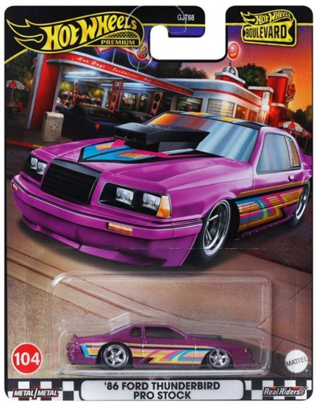 画像: 2024 HW BOULEVARD 【'86 フォード サンダーバードプロストック】PURPLE/RR(2024年8月下旬入荷予定）