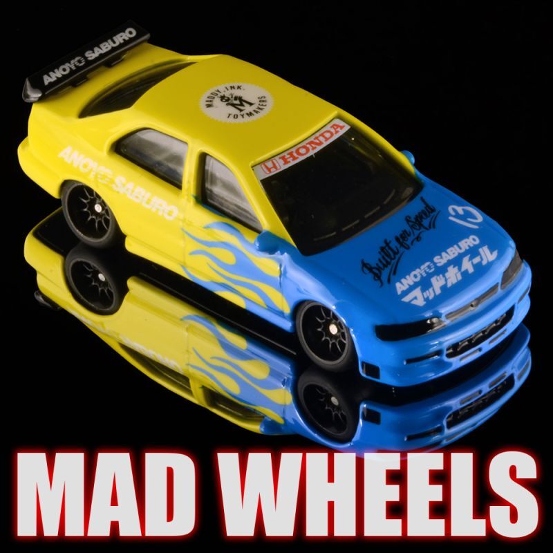 画像: MAD WHEELS (マッドホイール） 【Frok HONDA ACCORD (カスタム完成品）】BLUE-YELLLOW/RR (送料サービス適用外) 