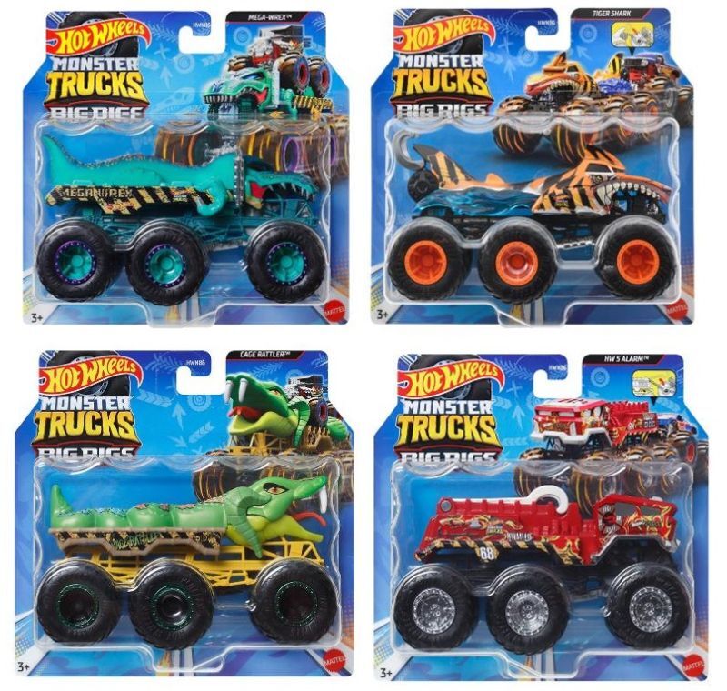 画像: 【仮予約】PRE-ORDER - 2024 HW MONSTER TRUCKS! 【モンスタートラック トランスポーター Cアソート (4個入り）】(2024年9月中旬入荷予定）