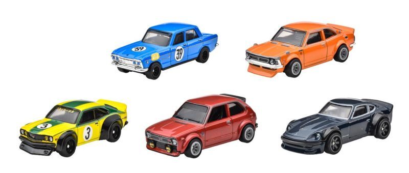 画像: 【仮予約】PRE-ORDER - 2024 HW CAR CULTURE 【ジャパンヒストリックス4 - 5種セット】'64 プリンス スカイライン GT/'72 トヨタ カローラレビン/'73 ホンダ シビック カスタム/マツダ RX-3/日産フェアレディZ (2024年9月下旬入荷予定)