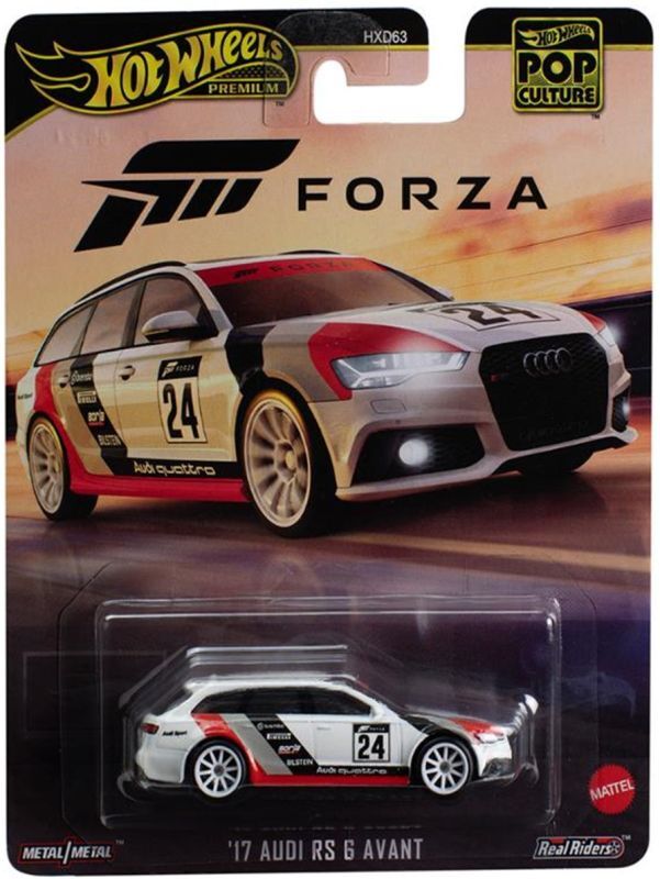 画像: 【仮予約】PRE-ORDER - 2024 POP CULTURE【"FORZA" 1'7 アウディ RS 6 アバント】WHITE/RR(2024年9月下旬入荷予定）