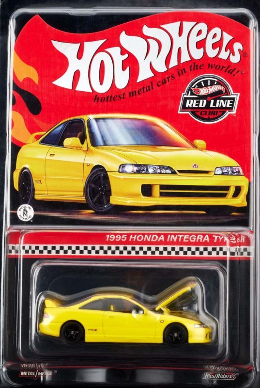 画像1: 2024 RLC EXCLUSIVE【1995 HONDA INTEGRA TYPE R (フード開閉タイプ)】YELLOW/RR（予約不可）