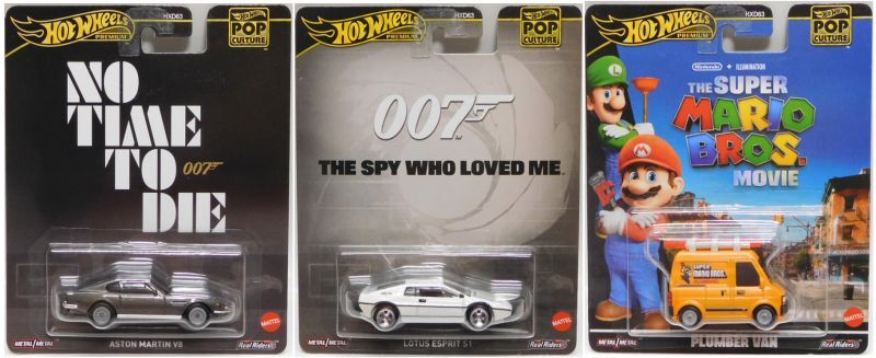 画像: 【US版】2024 POP CULTURE【Dアソート 5種セット】VW DRAG BUS/HIWAY HAULER/ASTON MARTIN V8/LOTUS ESPRIT S1/MARIO PLUMBER VAN