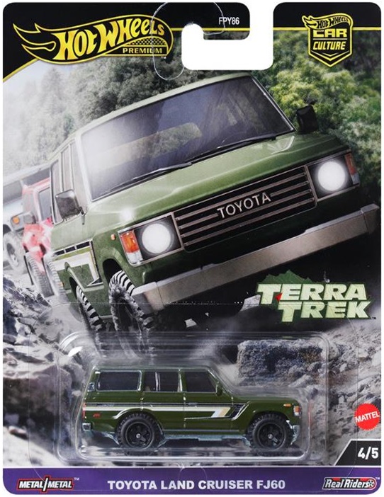 画像: 【仮予約】PRE-ORDER - 2024 HW CAR CULTURE "テラトレック" 【トヨタ ランドクルーザー FJ60】OLIVE/RR (2024年10月中旬入荷予定)