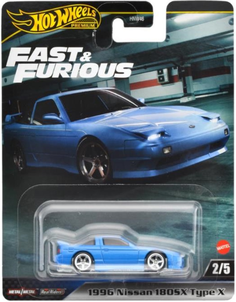 画像: 【仮予約】PRE-ORDER - 2024 HW FAST & FURIOUS (ワイルド・スピード) 【1996 日産 180SX タイプX】BLUE/RR(2024年10月下旬入荷予定）