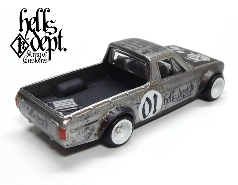 画像: HELLS DEPT 2024 - カツヌマ製作所 【'75 DATSUN SUNNY TRUCK (B120) (カスタム完成品）】RUST SILVER/RR （送料サービス適用外）