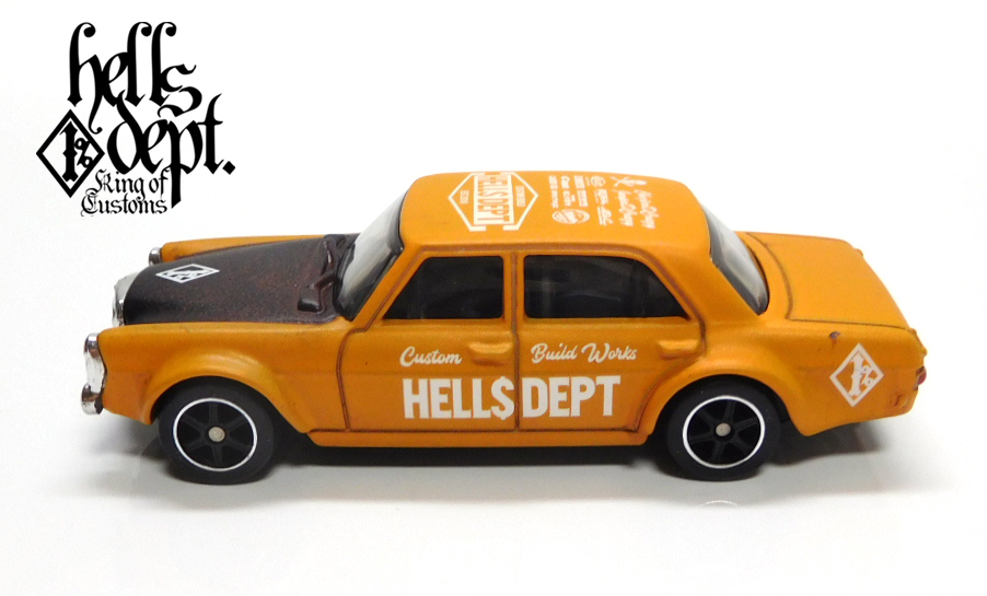 画像: HELLS DEPT 2024 - カツヌマ製作所 【MERCEDES-BENZ 300SEL 6.8 AMG (カスタム完成品）】RUST CAMEL YELLOW/RR （送料サービス適用外）