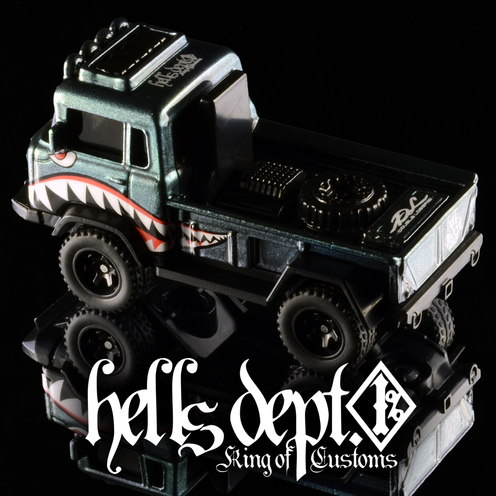 画像: HELLS DEPT 2024 - DOUBLE LOSER[S] 【"SHARKMOUTH" JEEP-FC (カスタム完成品）】GRAYGREEN/RR （送料サービス適用外）