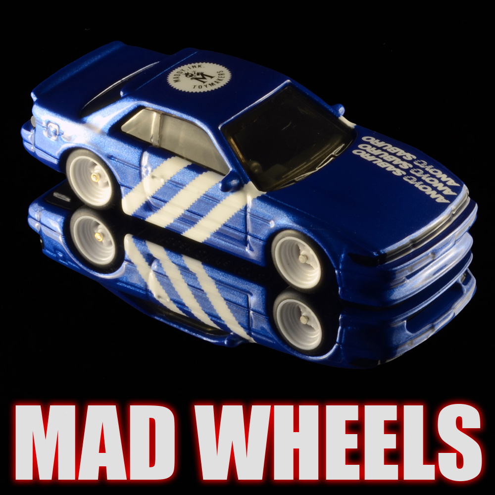 画像: MAD WHEELS (マッドホイール） 【”THREE STRIPES” NISSAN SILVIA (カスタム完成品）】BLUE/RR (送料サービス適用外) 