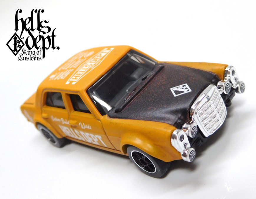 画像: HELLS DEPT 2024 - カツヌマ製作所 【MERCEDES-BENZ 300SEL 6.8 AMG (カスタム完成品）】RUST CAMEL YELLOW/RR （送料サービス適用外）