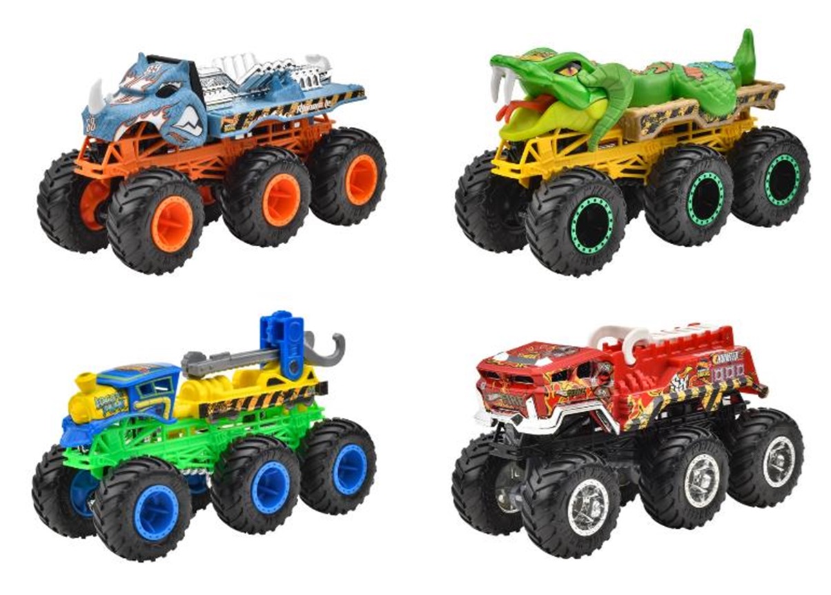 画像: 【仮予約】PRE-ORDER - 2024 HW MONSTER TRUCKS! 【モンスタートラック トランスポーター Dアソート (4個入り）】(2024年11月末頃入荷予定）