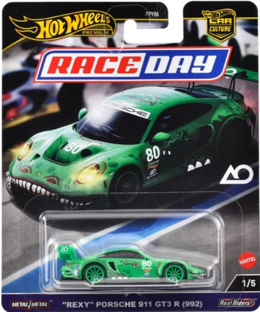 画像: 【仮予約】PRE-ORDER - 2024 HW CAR CULTURE "RACE DAY" 【ポルシェ 911 GT3 R (992)】GREEN/RR (2024年11月末頃入荷予定)