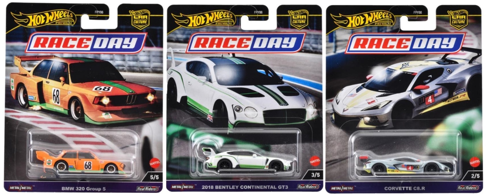 画像: 【仮予約】PRE-ORDER - 2024 HW CAR CULTURE 【RACE DAY - 5種セット】2023 日産 Z GT4/ポルシェ 911 GT3 R (992)/BMW 320 グループ 5/2018 ベントレー コンチネンタル GT3/コルベット C8.R(2024年11月末頃入荷予定)