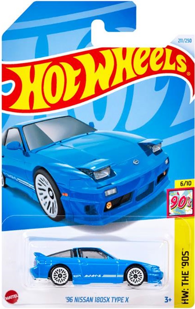 画像: 【仮予約】PRE-ORDER - 【'96 日産 180SX タイプX (国内流通版/裏面日本語)】BLUE(2024年12月上旬入荷予定）