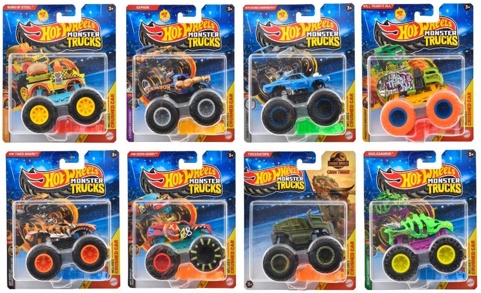 画像1: 【仮予約】PRE-ORDER - 2025 HW MONSTER TRUCKS! 【Bアソート (8個入り）】(2024年12月中旬入荷予定）